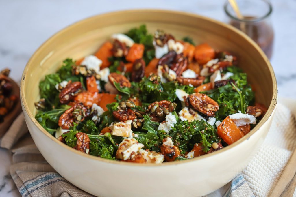 Roasted Pumpkin and Pecan Salad Recipe